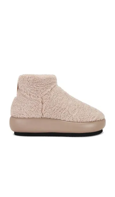 R0am Fuzzy Magic Faux Fur Moon Bootie In Cement