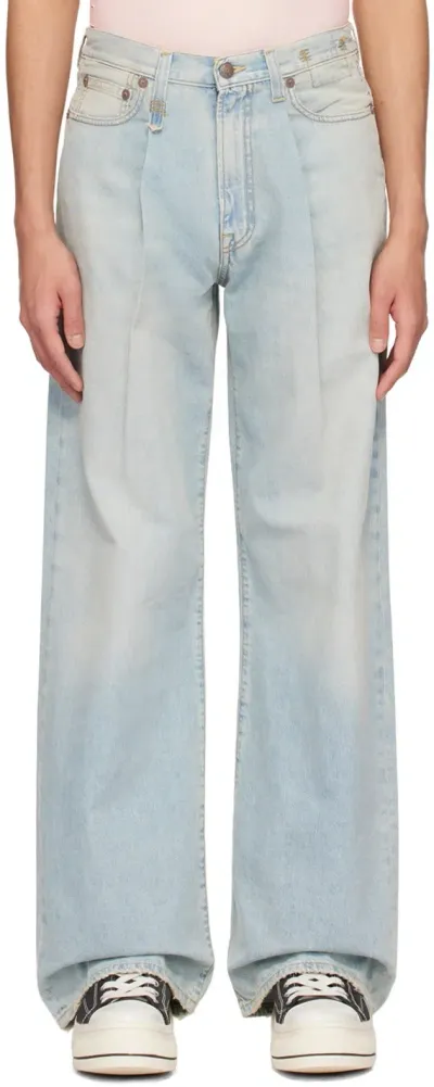 R13 Blue Damon Jeans In Lennon Blue