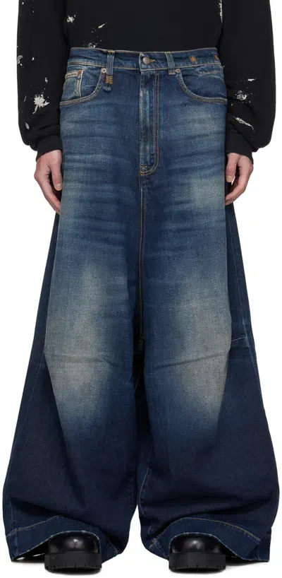 R13 Blue Jessi Jeans In Ansel Blue