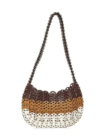 Rabanne 1969 Moon Bag Shoulder Bag In Brown