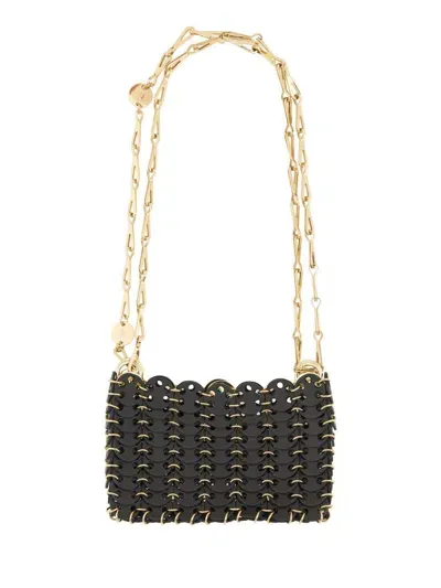 Rabanne Shoulder Bag In Black