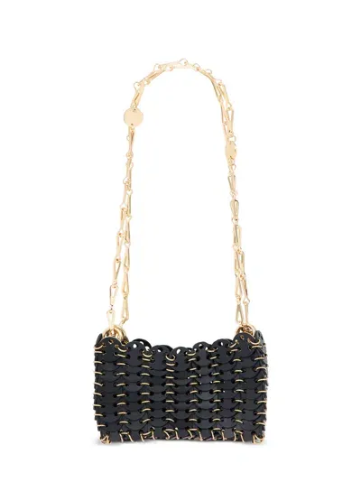 Rabanne 1969 Nano Shoulder Bag In Black