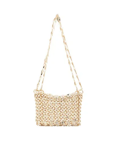 Rabanne 1969 Nano Shoulder Bag In Neutrals