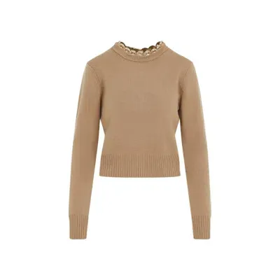 Rabanne Pullover L In Brown