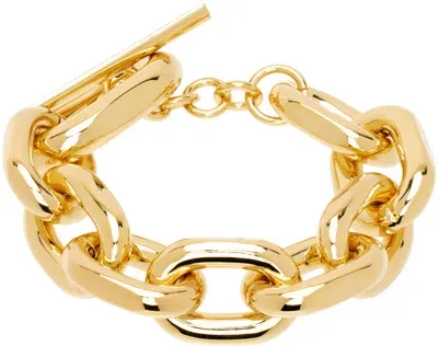 Rabanne Gold Xl Link Bracelet In P710 Gold