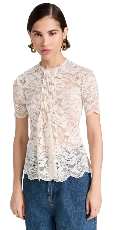 Rabanne Haut Blouse Ivory