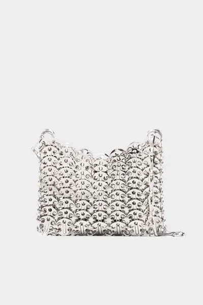 Rabanne Iconic 1969 Nano Bag In Silver