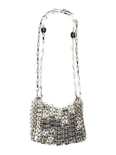 Rabanne Iconic 1969 Nano Bag In Silver