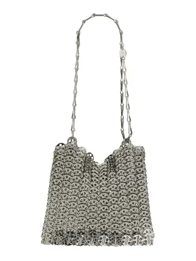 Rabanne Iconic 1969 Shoulder Bag In Silver