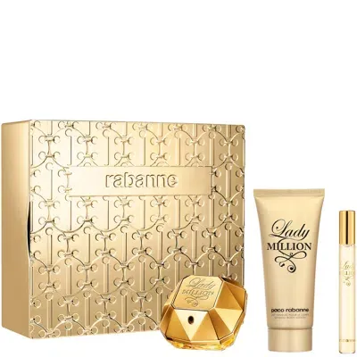 Rabanne Lady Million Eau De Parfum 50ml Gift Set In White