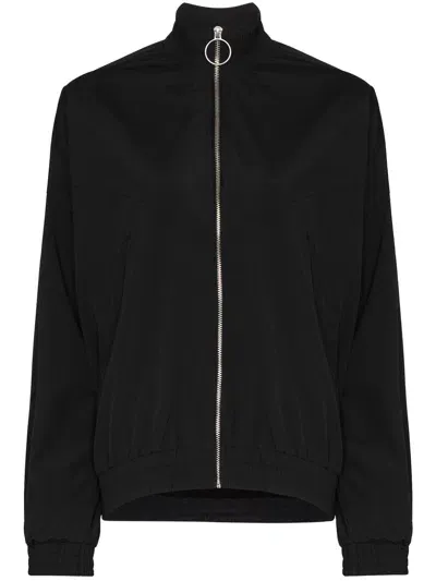 Rabanne Logo-print Lightweight Jacket In Black