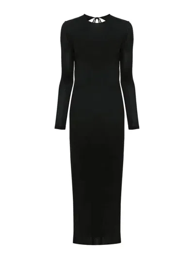 Rabanne Midi Dress In Black