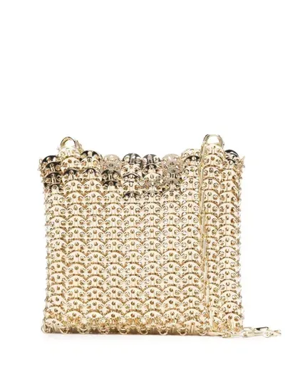 Rabanne Nano 1969 Shoulder Bag In Metallic