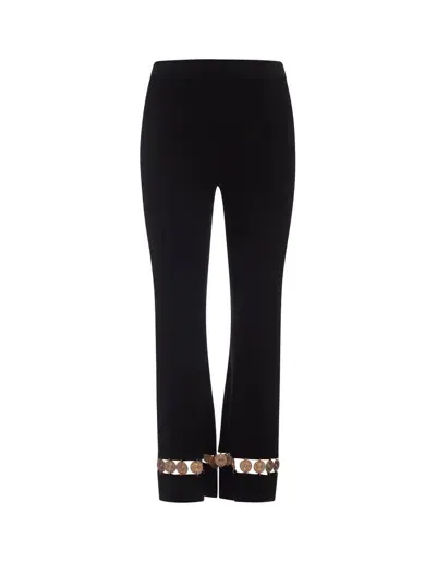 Rabanne Paco  Embellished Cut In Black