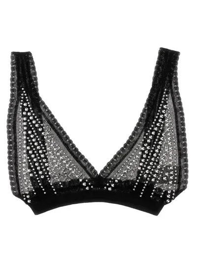 Rabanne Studded Bra In Black