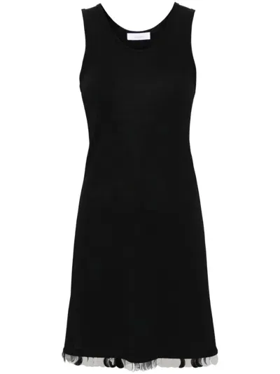 Rabanne Paillete-detail Sleeveless Minidress In Black