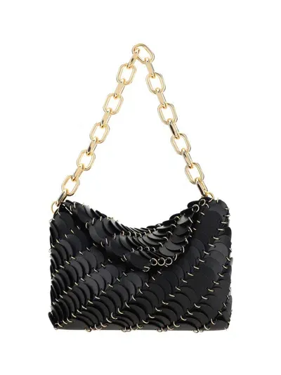 Rabanne Shoulder Bag In Black