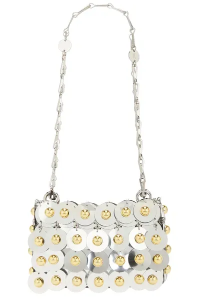 Rabanne Sac A Main Handbag In Silver