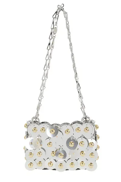 Rabanne Sac A Main In Silver Gold