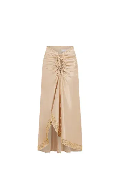 Rabanne Skirt In Beige