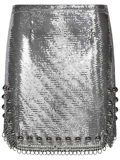 Rabanne Skirt In Grey