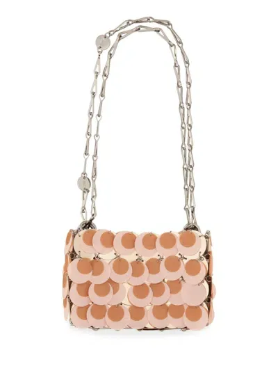 Rabanne Sparkle Nano Bag In Pink