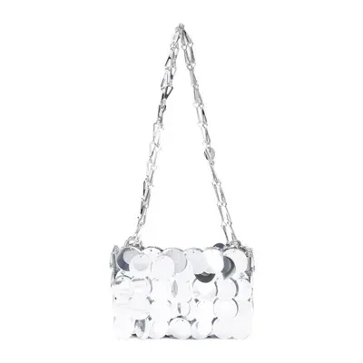 Rabanne Sparkle Nano Silver Polyester Pochette