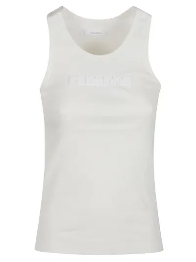 Rabanne Tank Top In Cocnut Milk