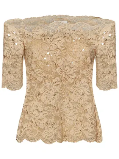 Rabanne Top In Beige