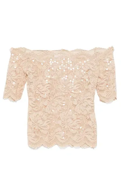 Rabanne Top In Beige