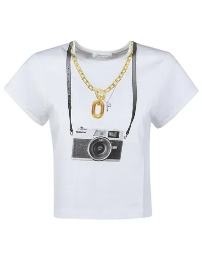 Rabanne Tshirt In White