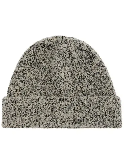 Rabanne Two-tone Beanie In Neutrals