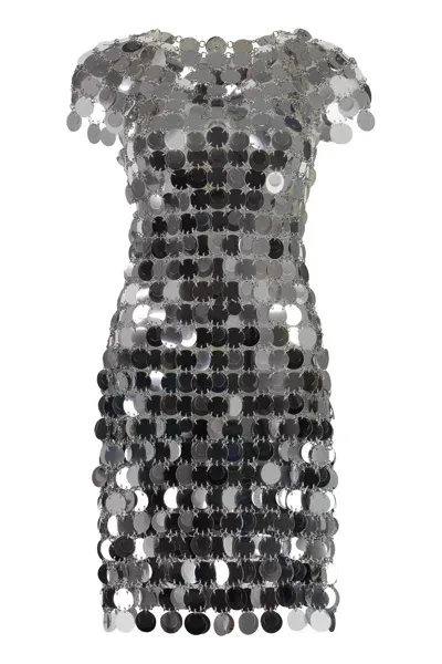 Rabanne Paco  Sequin Chain In Silver