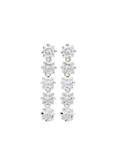 Rachel Gilbert Attie Drop Earrings In Silver