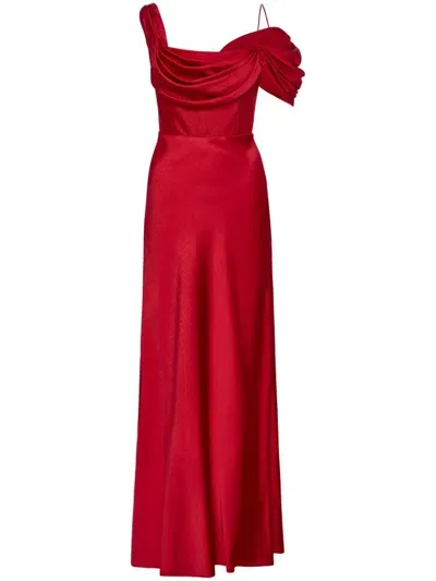 Rachel Gilbert Sawyer Gown In Red