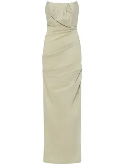 Rachel Gilbert Sienna Maxi Dress In Gold