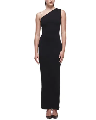 Rachel Gilbert Silica Off-shoulder Gown In Black