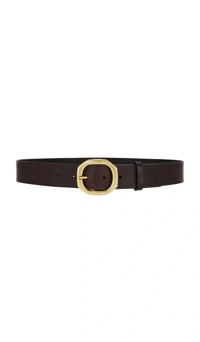 Rag & Bone Audrey Belt In Dark Espresso