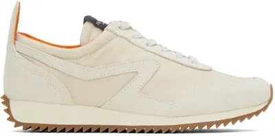 Rag & Bone Beige Retro Runner Sneakers In Vanilla