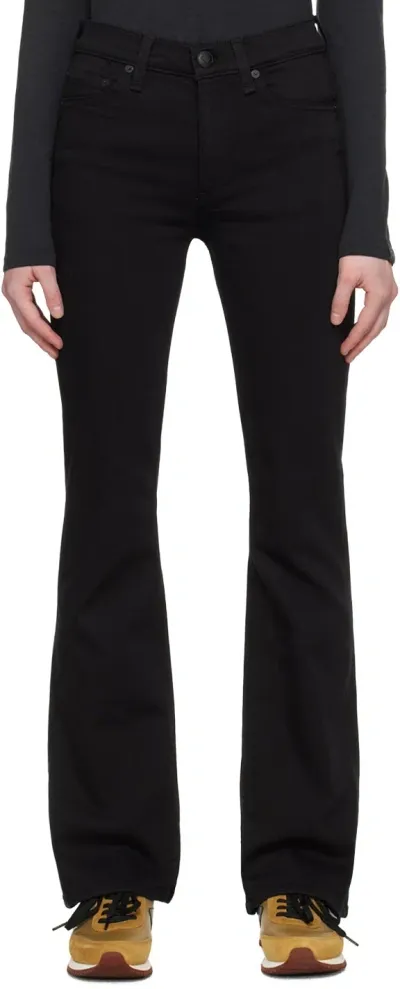 Rag & Bone Black Peyton Jeans