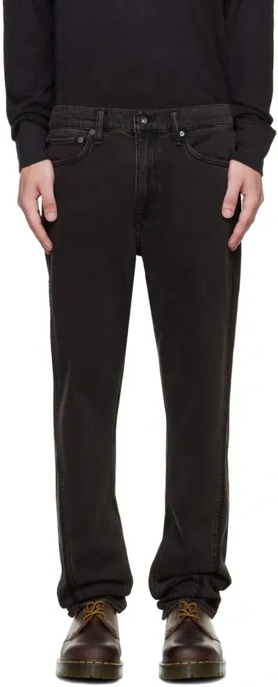 Rag & Bone Brown Fit 2 Slim Jeans In Roy