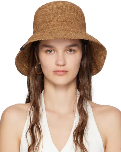 Rag & Bone Brown Jade Rollable Beach Hat