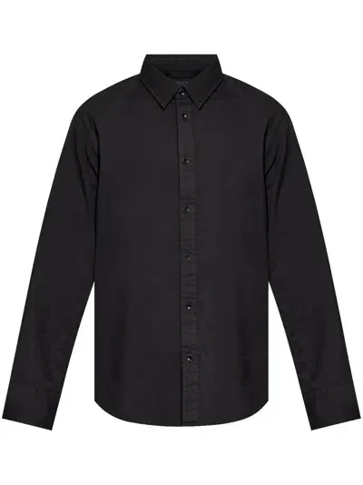 Rag & Bone Button-up Shirt In Black