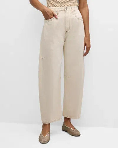 Rag & Bone Charlie Barrel-leg Jeans In Ecru