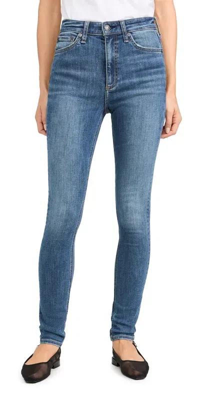 Rag & Bone Flexi Nina Skinny Full Length Jeans Willow