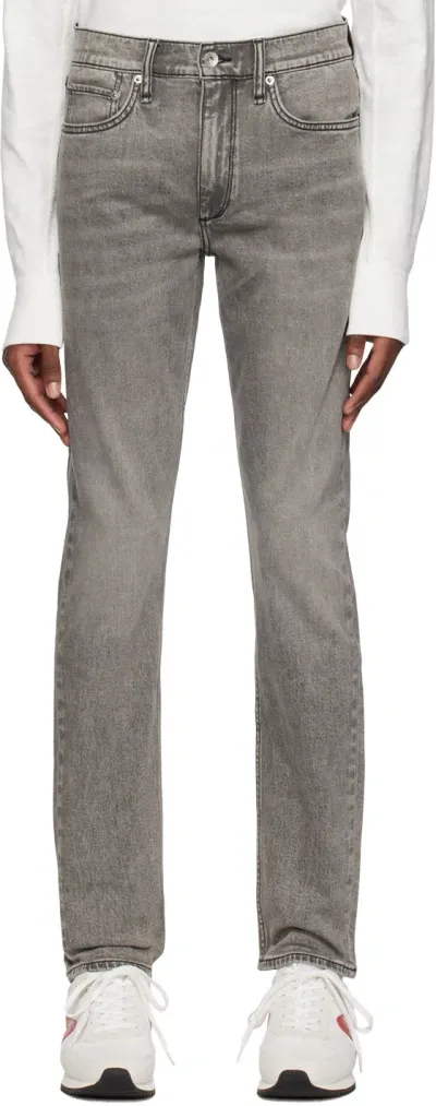 Rag & Bone Gray Fit 2 Jeans In Greyson