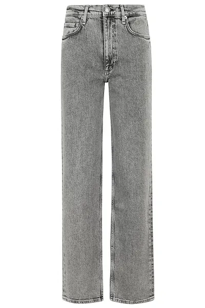 Rag & Bone Harlow Mid Rise Full Length Straight In Hudson