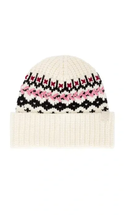 Rag & Bone Leigh Fair Isle Beanie In Ivory/multi