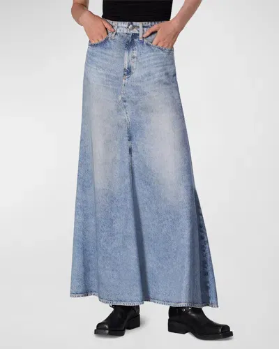 Rag & Bone Liquid Miramar Maxi Skirt In Mari