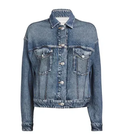 Rag & Bone Miramar Trucker Jacket In Blue